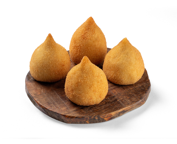 Coxinha de Carne com Requeijão